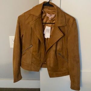 NWT suede jacket